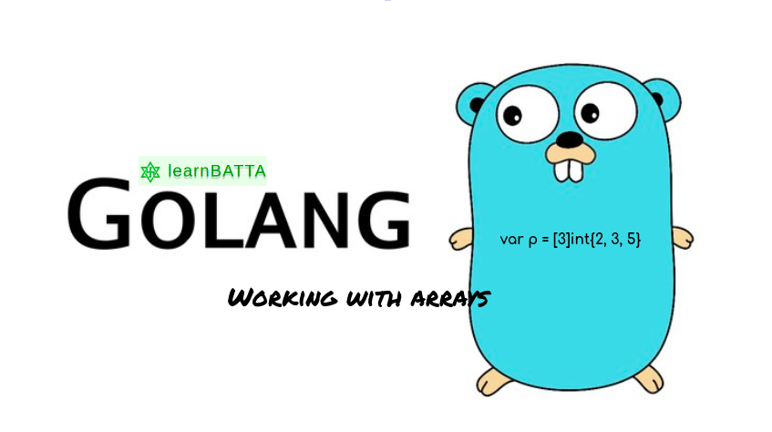 Golang Working with Arrays