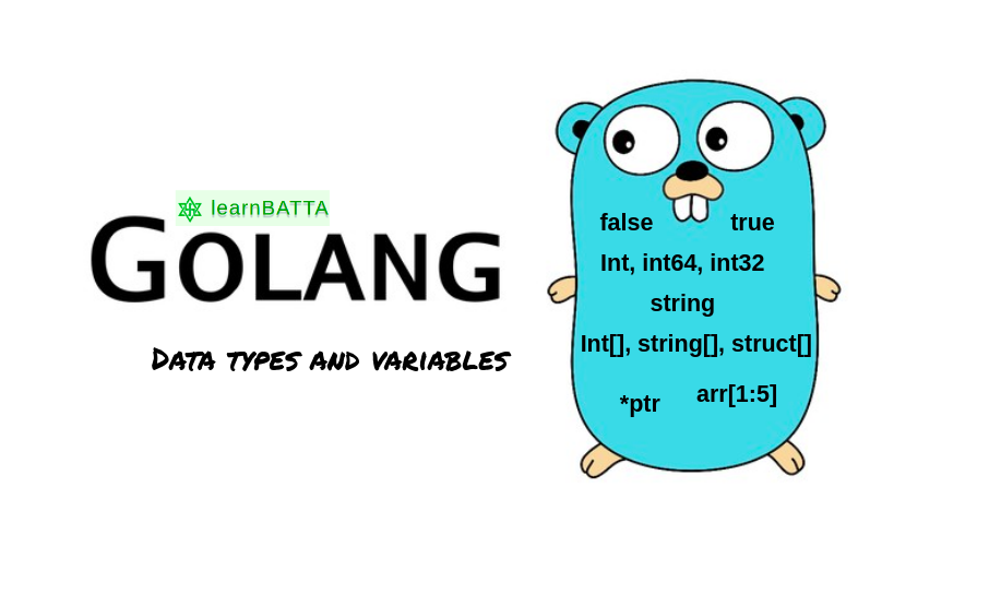 Golang data types, variable and Constants