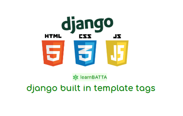 django built-in template tags