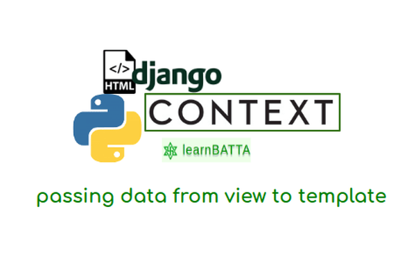 django pass data from view to template