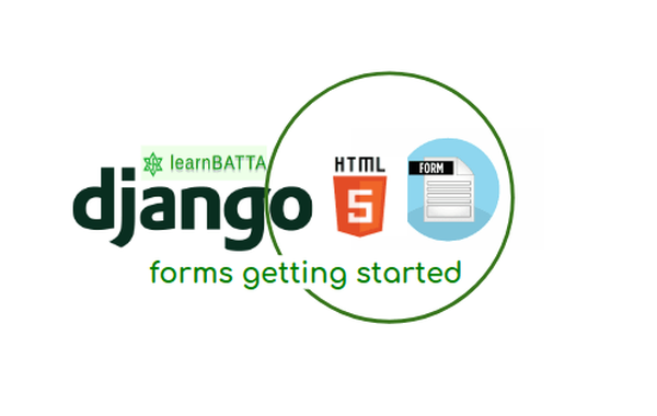 django forms getting started