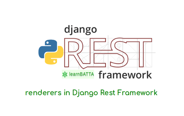 renderers in Django Rest Framework