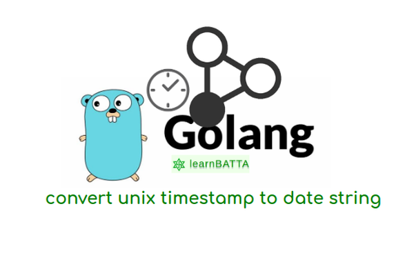 Golang Struct Convert Unix Timestamp To Date String - Learnbatta