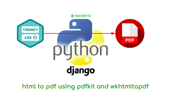 Django Html To Pdf Using Pdfkit And Wkhtmltopdf